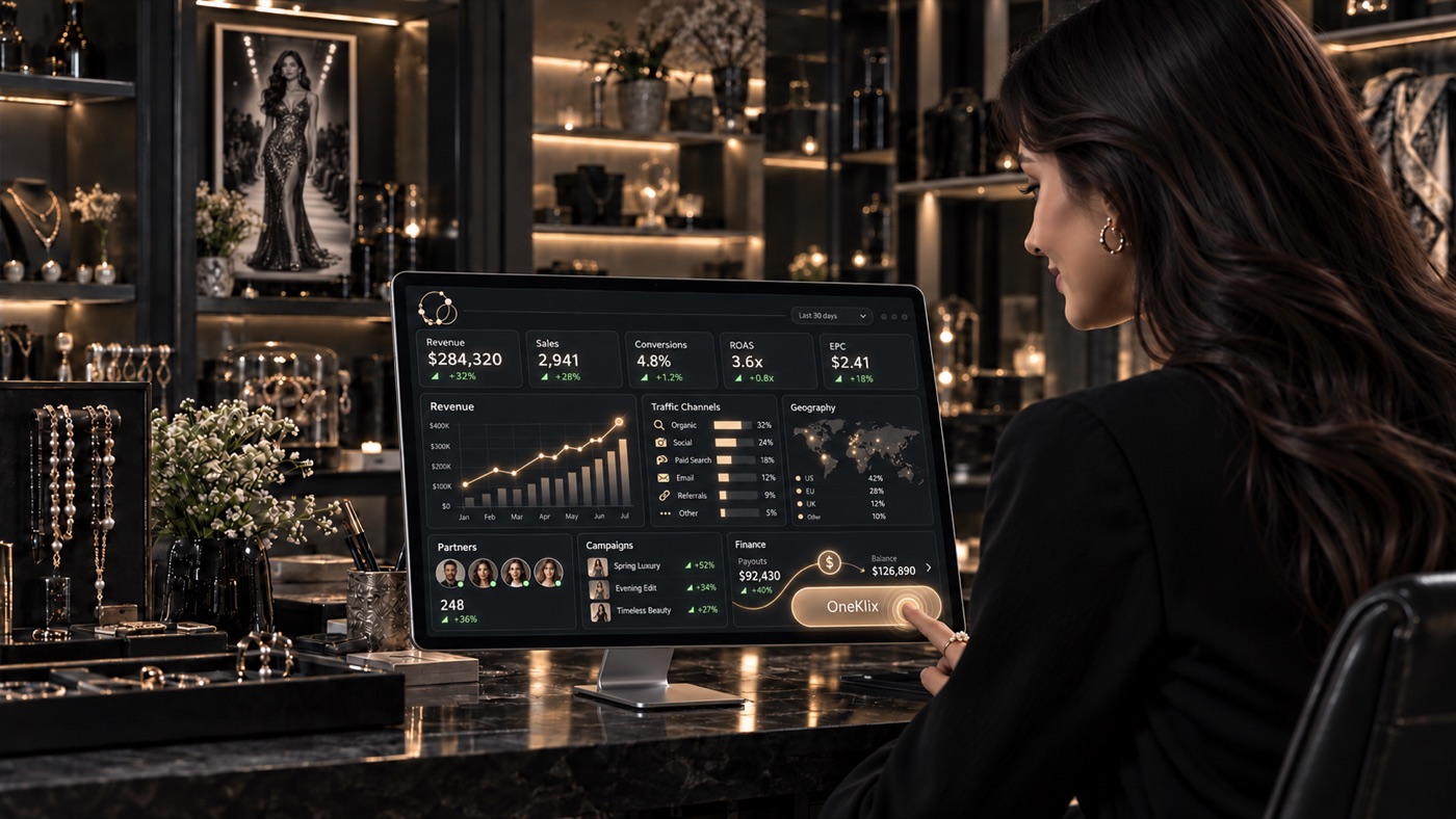 Oneklix dashboard